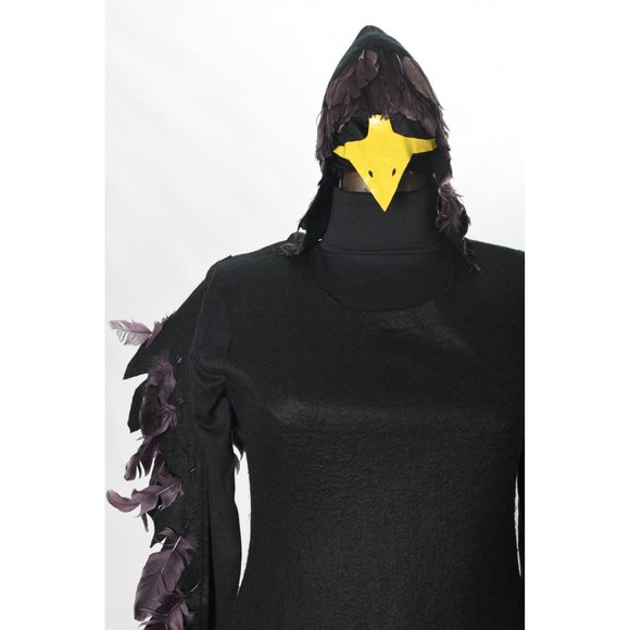 Black Bird Small Tunic Dress Halloween Costume - Picture 3 of 10